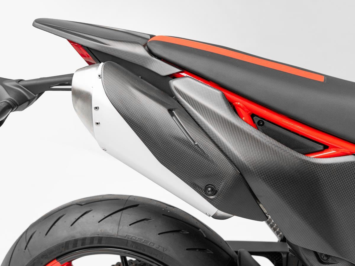 Ducabike DBK CRB162O HM 698 Mono Matt Carbon Exhaust Top Guards