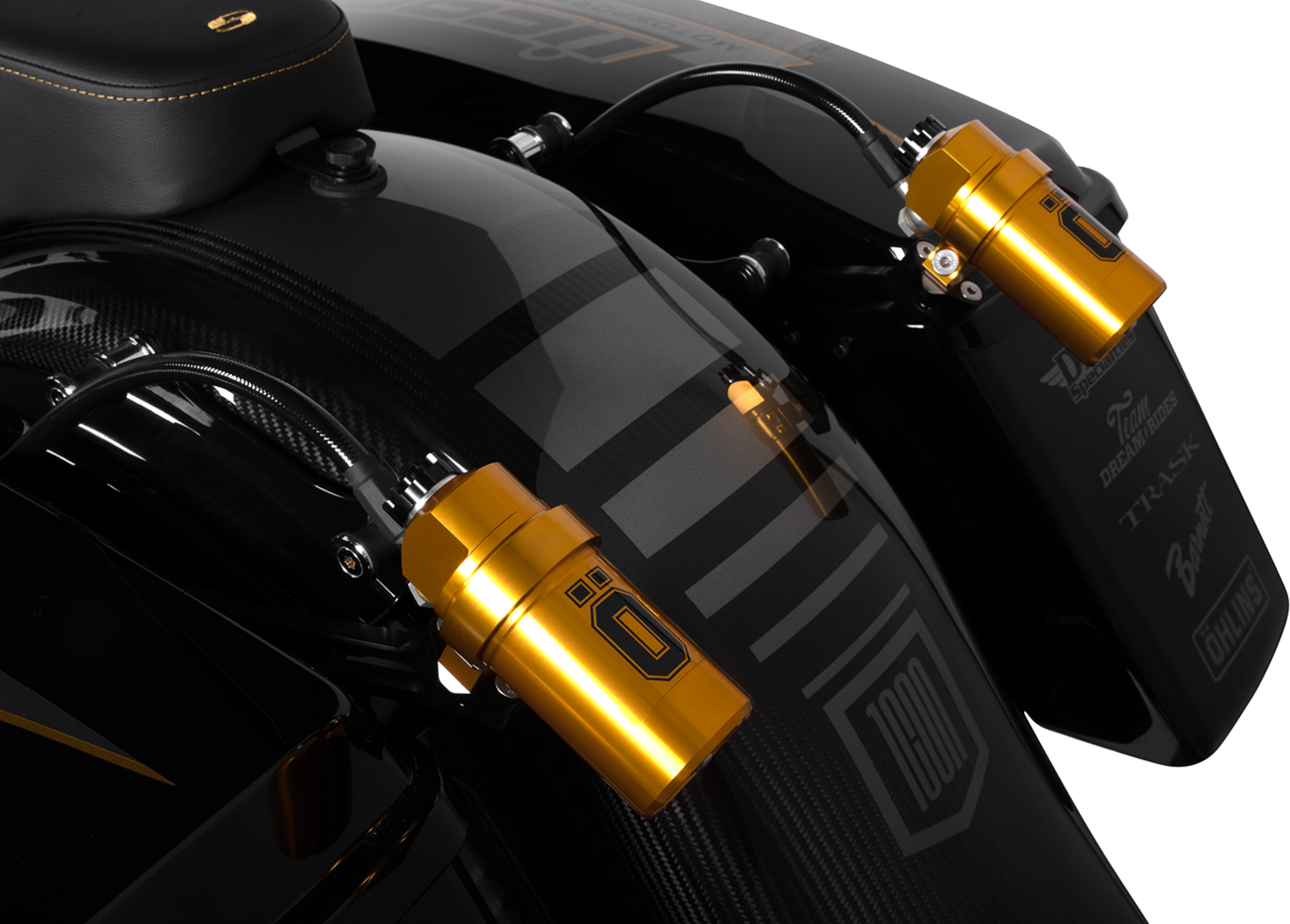 Ohlins Shock Absorber - 13" - Fully Adjustable - STX36 Blackline (HD779)