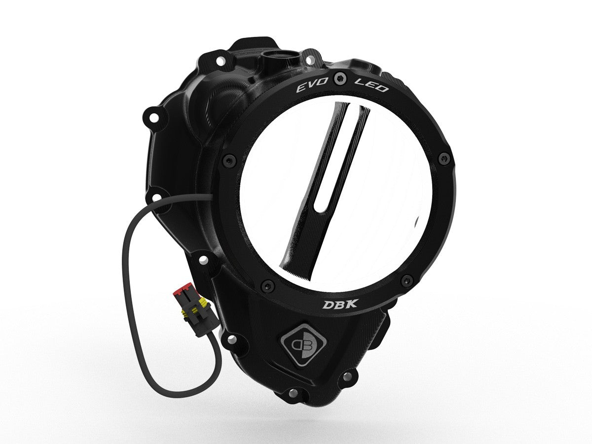 Ducabike DBK Ccdvl16 Triumph Clear Clutch Cover 3D-EVO LED - BLACK-BLACK