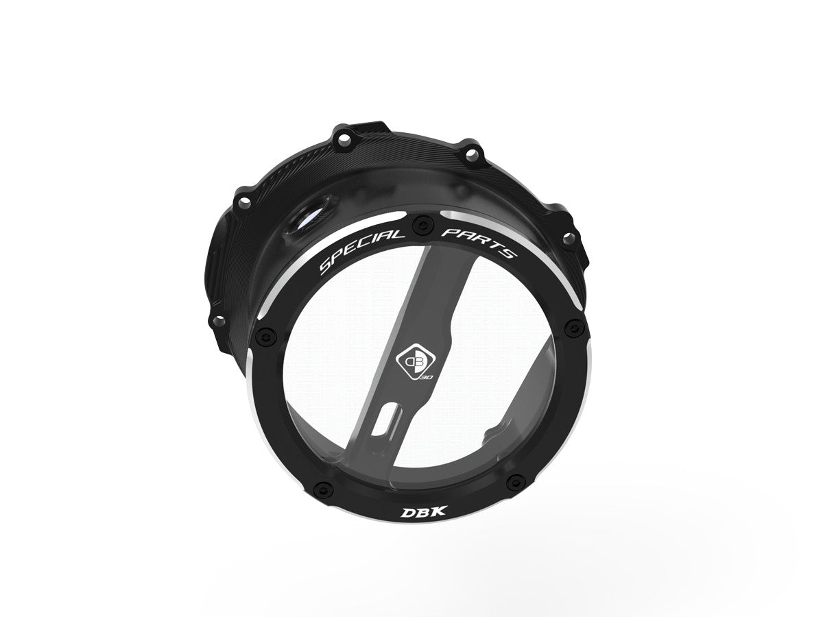 Ducabike DBK Ccdv19 Triumph 765 Clear Clutch Cover Oil Bath 3D-EVO - BLACK-BLACK