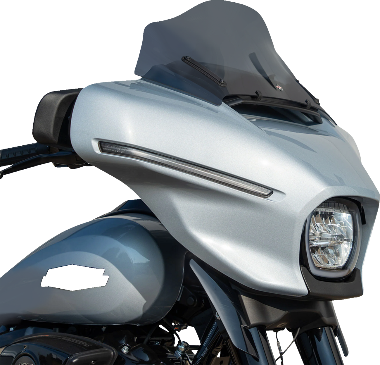 Klock Werks Flare® Windshield - 10" - Dark Smoke - '23-'25 FLHX
