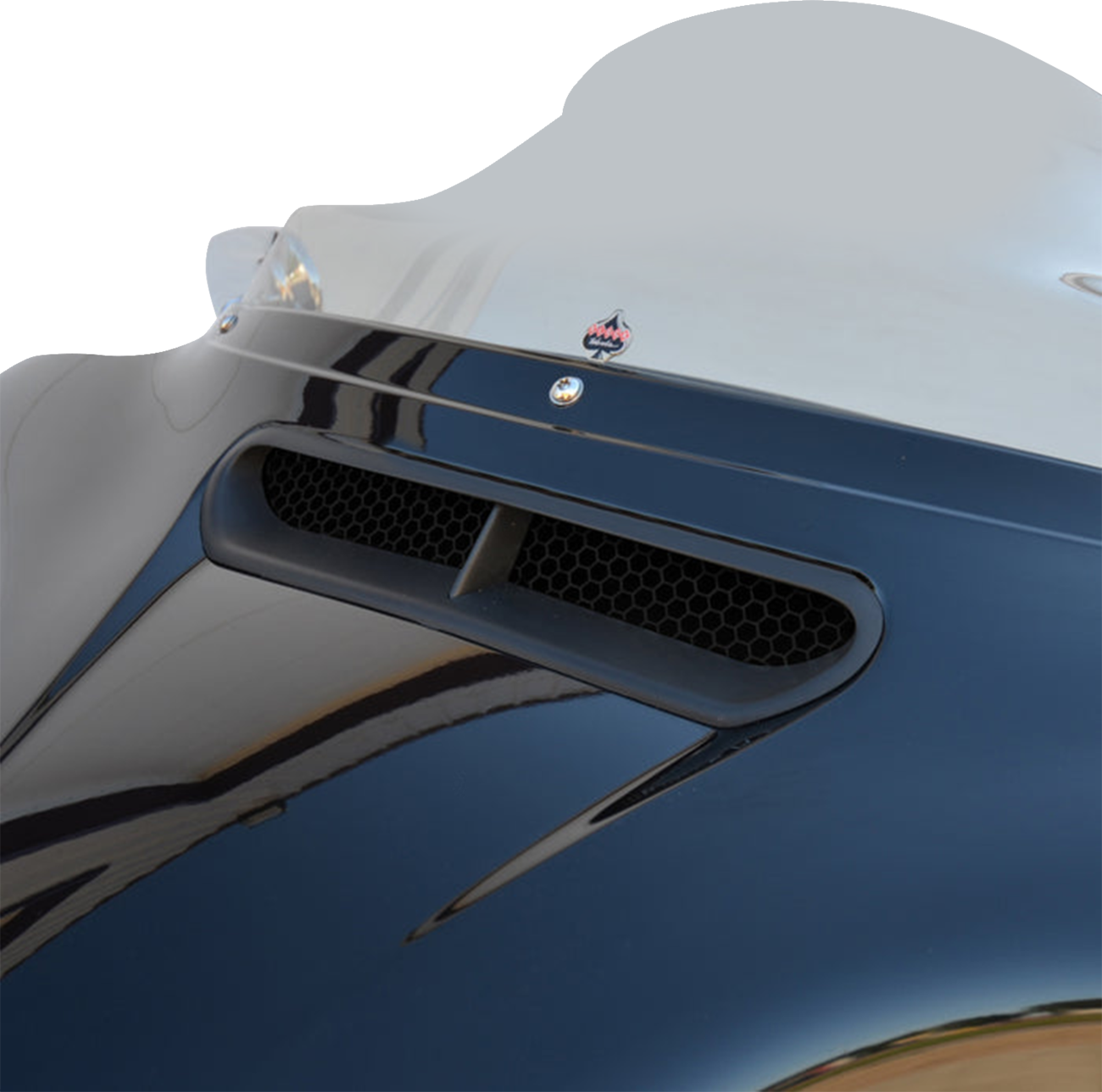 Klock Werks Fairing Vent Screen - Honeycomb - Black – FLHT/FLHX