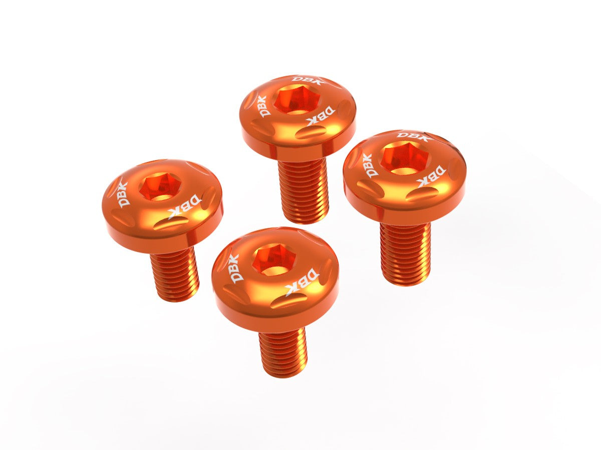 Ducabike DBK KVT77 KTM 990 Duke Side Left Side Plastic Covers Screws Kit - Orange