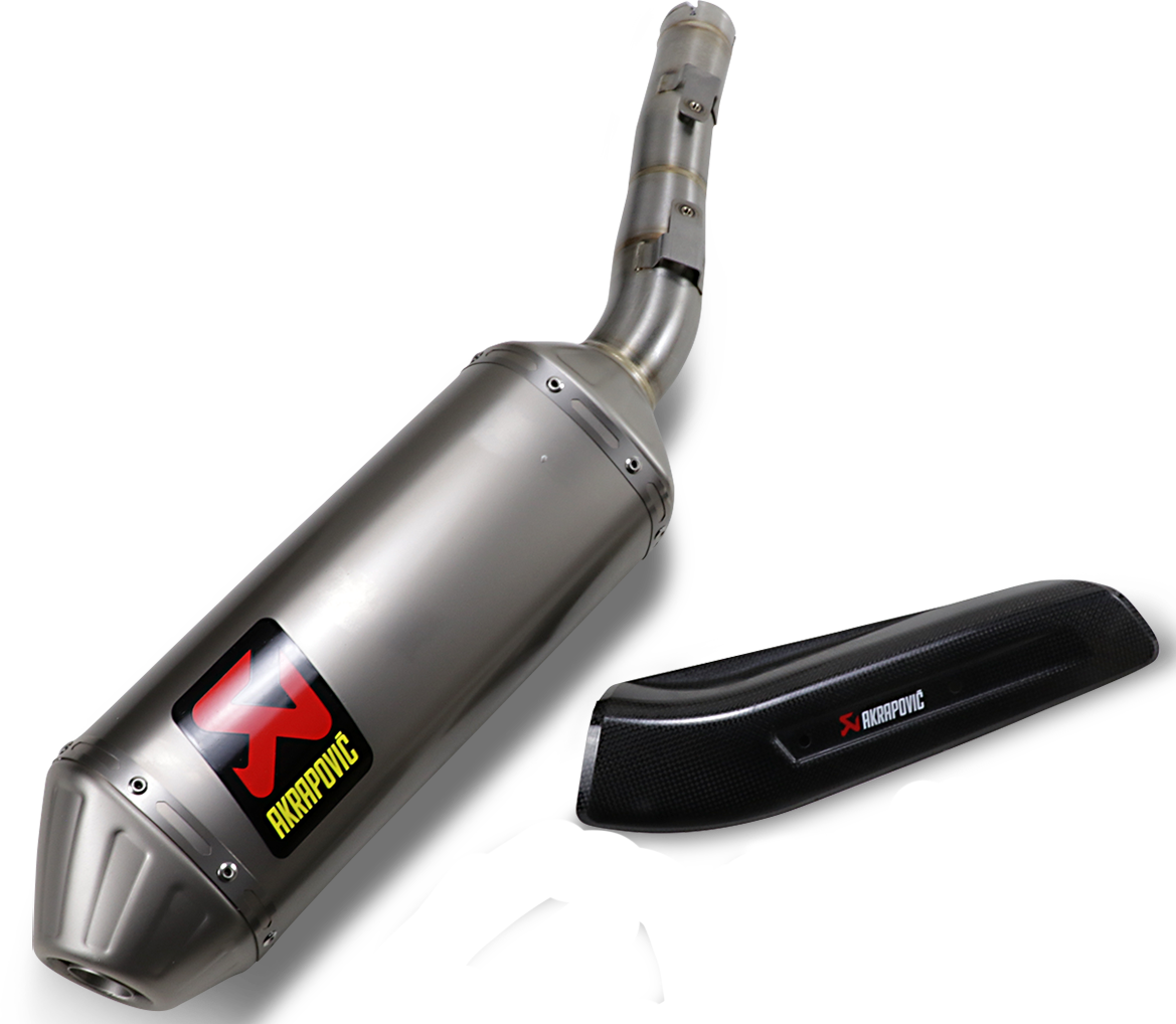 Akrapovic Slip-On Line Muffler - Titanium - Ténéré 700