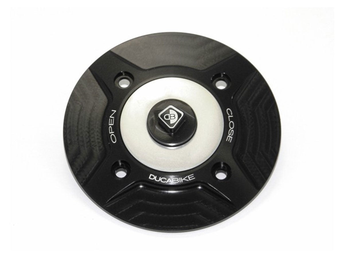 Ducabike DBK Tsb04 Fuel Tank Cap - BLACK-SILVER