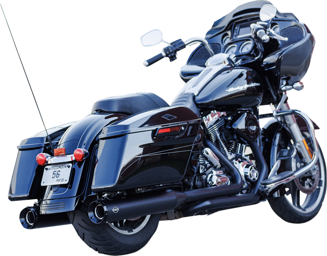 S&S Cycle 4-1/2" GNX Slip-On Mufflers