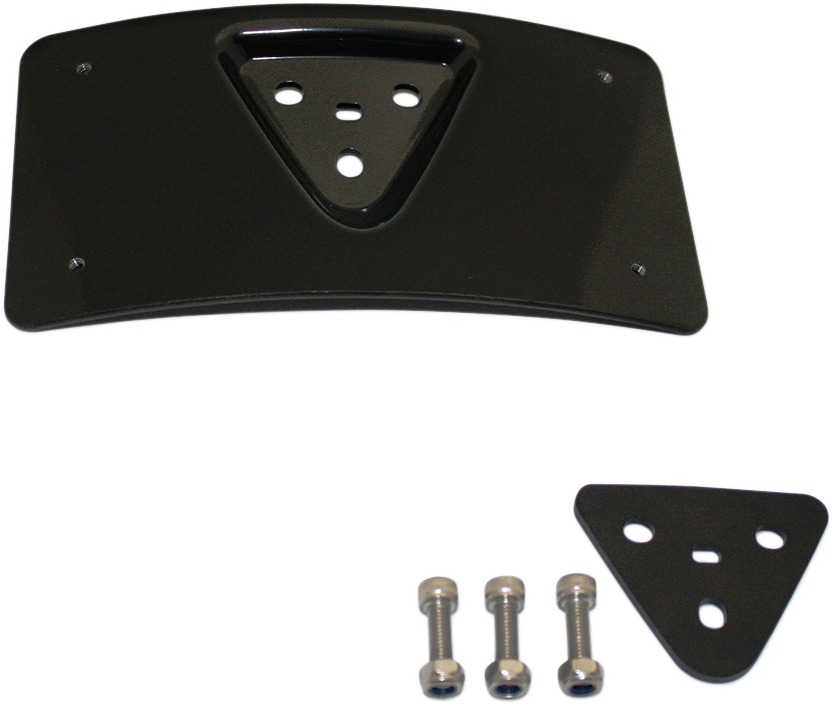 Custom Dynamics Radius License Plate Mount - Black