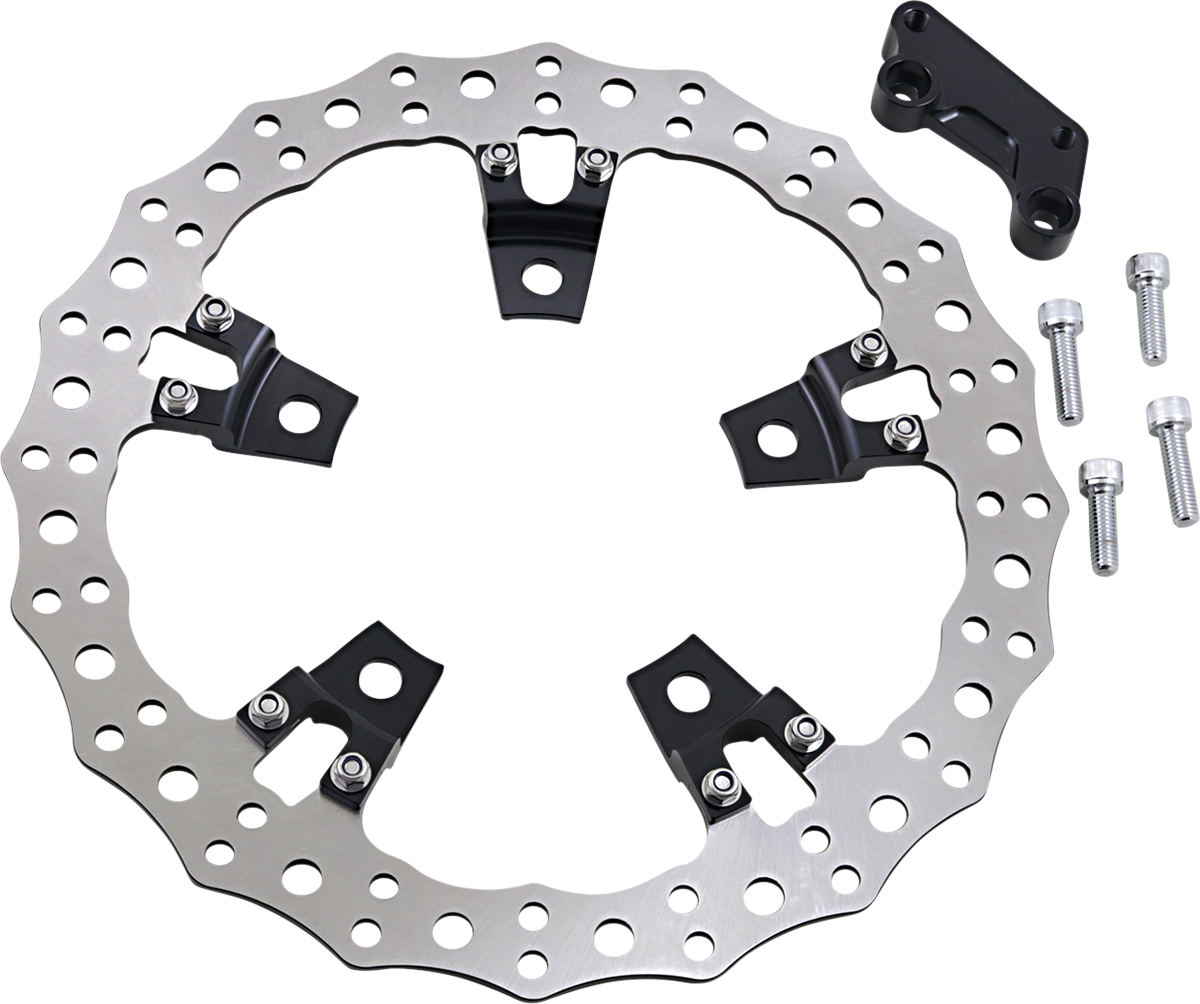 Arlen NESS Jagged Left Brake Rotor - Touring - 14"