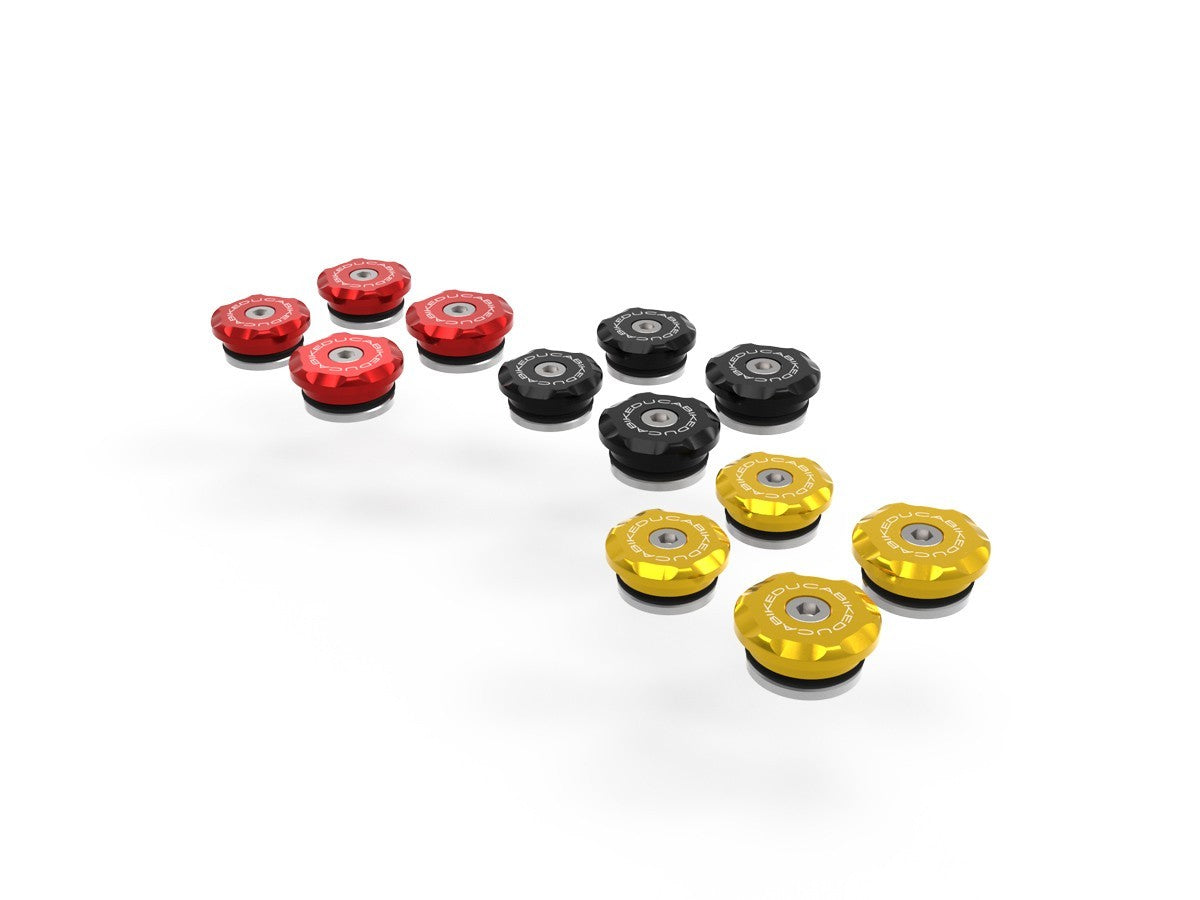 Ducabike DBK TTDSX01 DesertX Kit Frame Plugs - RED