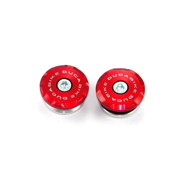 Ducabike DBK Central Swing Arm Pivot Caps For Panigale V4 V4S - Red
