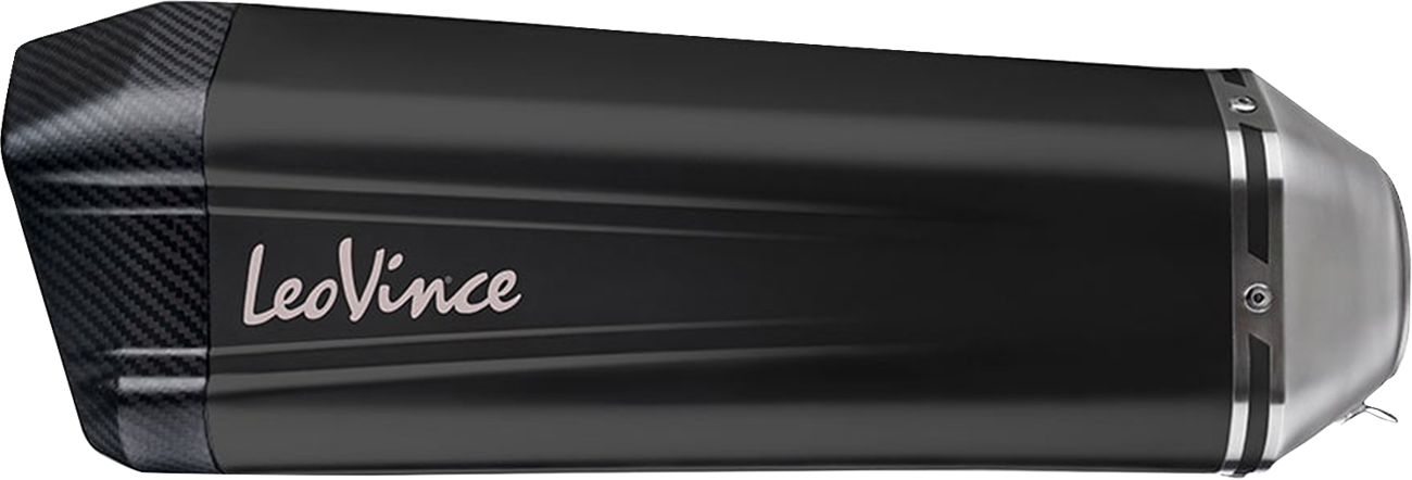 LeoVince LV-12 Black Edition Slip-On Muffler - R1200GS/Adventure
