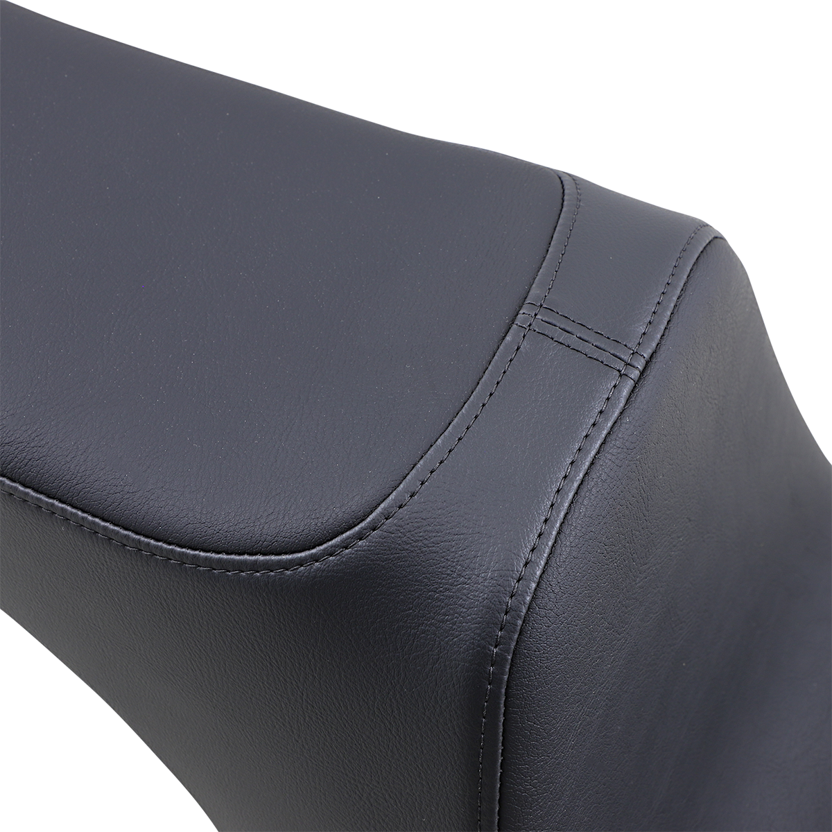 Drag Specialties Seats Predator III 2-Up Seat - Vinyl - Smooth - Black - Softail '06-'17