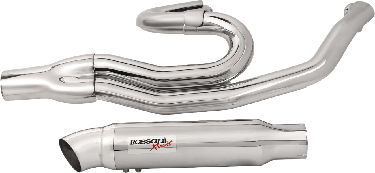 Bassani Xhaust 2:1 Exhaust - Chrome