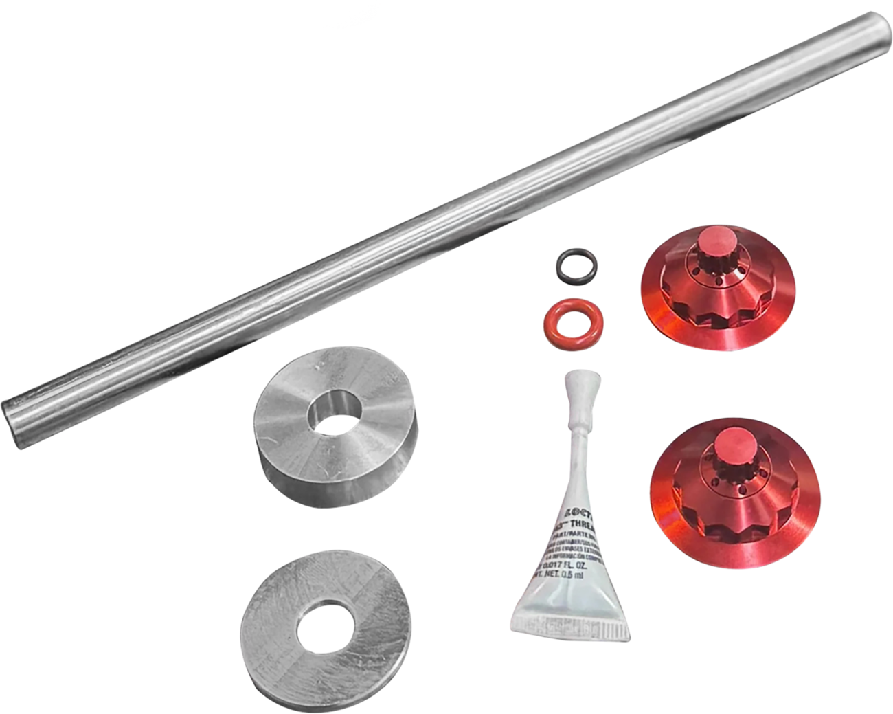Paul Yaffe Bagger Nation Standard 12 Point Front Axle Cover Kit For Y-Axle Rod