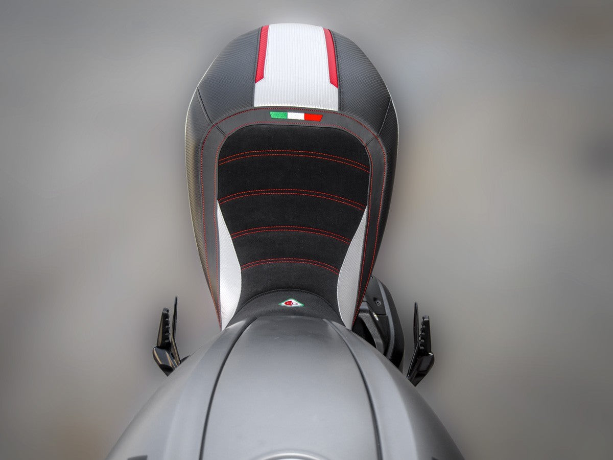 Ducabike DBK Csdvc02 Diavel 1260 Comfort Seat Cover - BLACK-SILVER