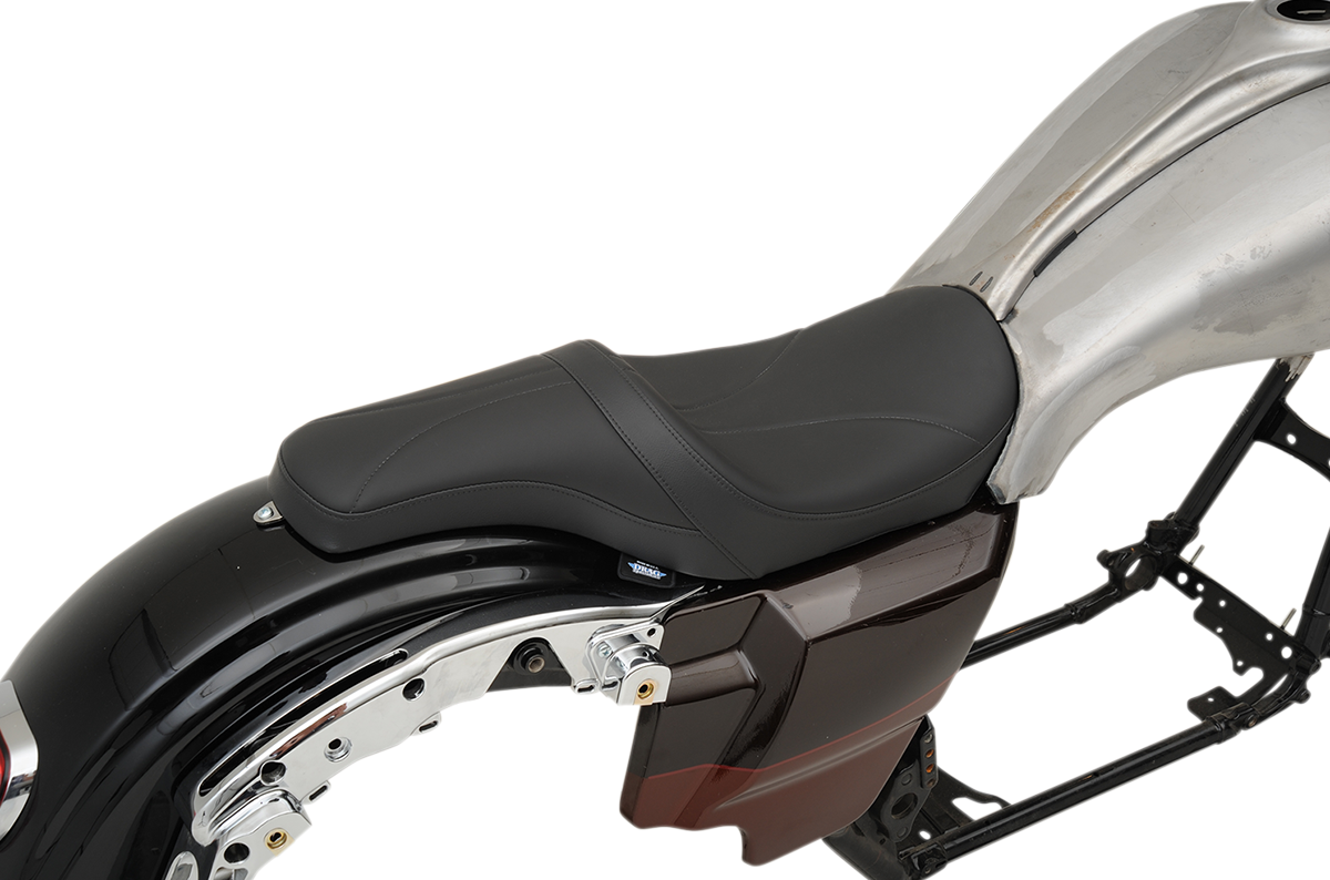 Drag Specialties Seats Predator Seat - Mild Stitched - Yaffe Gas Tank - FL '08-'23