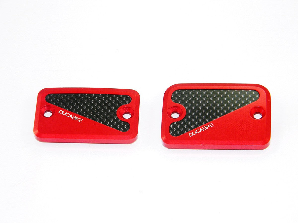 Ducabike DBK TLS02 Fluid Reservoir Caps - RED