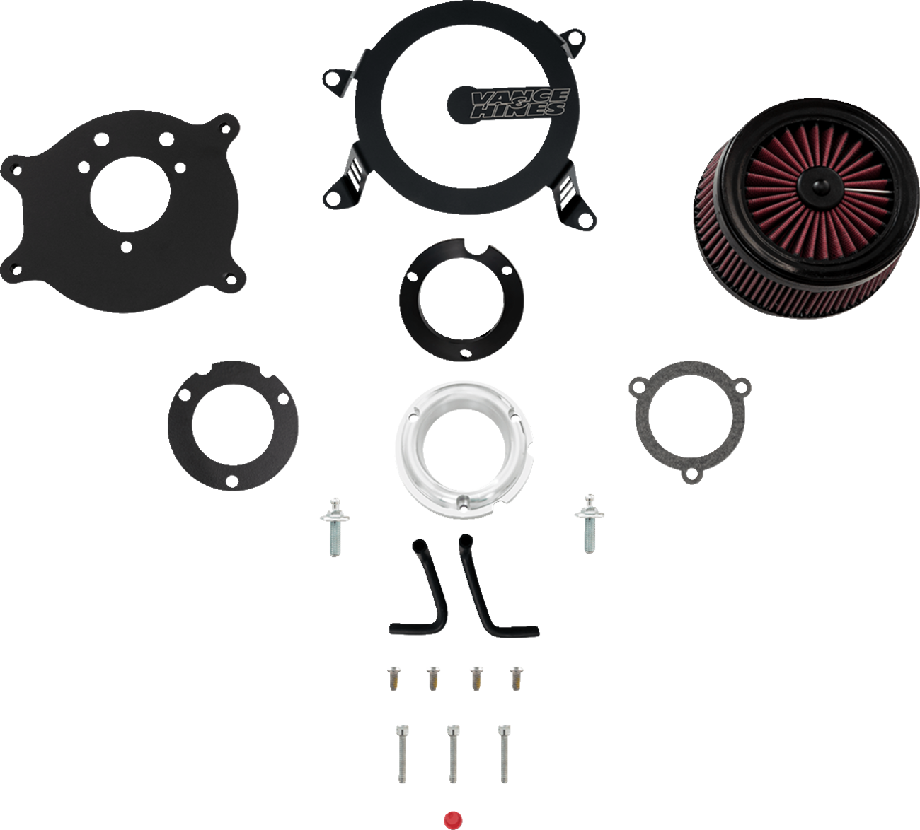 Vance & Hines VO2 Cage Fighter Air Intake Kit - Black Contrast