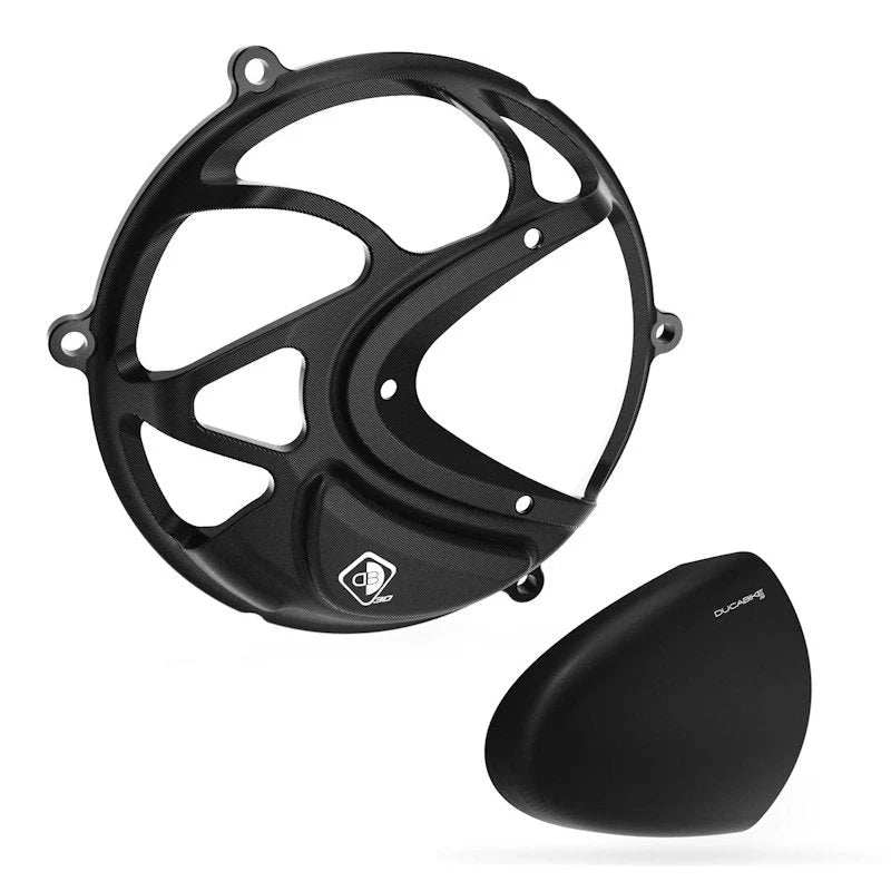 Ducabike DBK 3D Dry Clutch Cage Cover With Slider For Panigale V4R - Yes (Black)