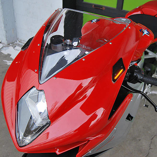 NRC MV Agusta F3/F4 Mirror Block Off Turn Signals (2013 - Present)