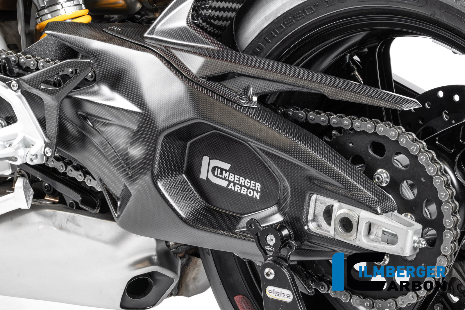 Ilmberger Carbon Swingarm Cover Left Ducati Panigale V4 2025-2026