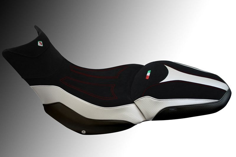 Ducabike DBK Csmtscen MTS Enduro Comfort Seat Cover - BLACK-WHITE