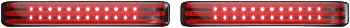 Custom Dynamics Saddlebag Lights - SS8 - Black/Smoke