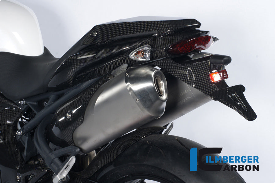 Ilmberger Carbon License Plate Holder (Incl. Taillight Cover With Indicator Mount) Carbon Triumph Speed Triple 1050