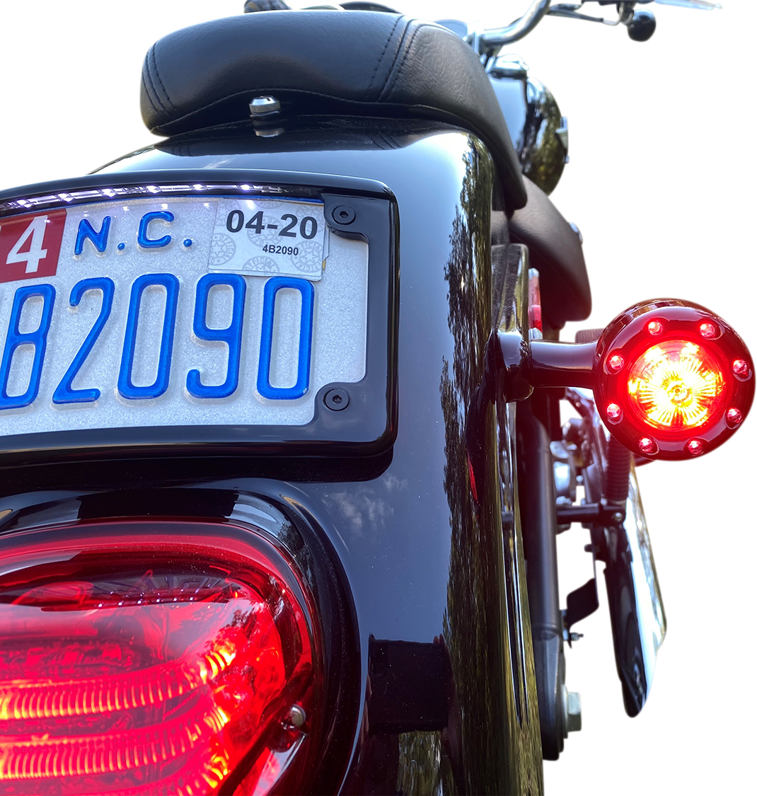 Custom Dynamics Bullet Turn Signal 1156 - Black - Smoke Lens