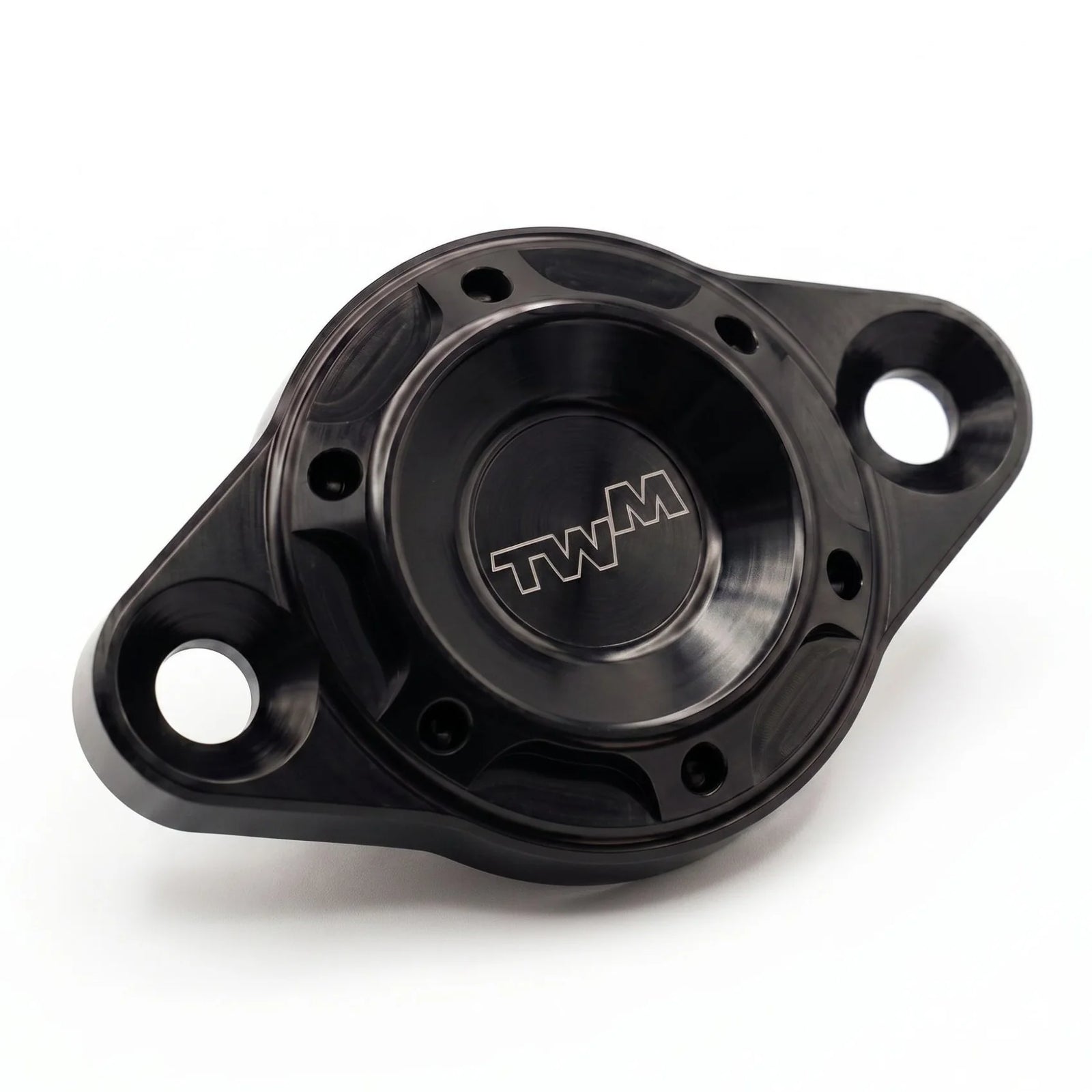 TWM CNC Aluminum Timing Inspection Plug in Black for Ducati Motorcycles - CFD.02.N