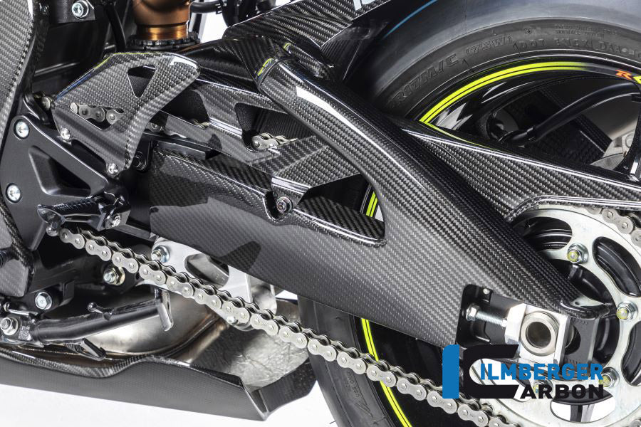 Ilmberger Carbon Swingarm Cover Left Side - Suzuki GSX R 1000 '17