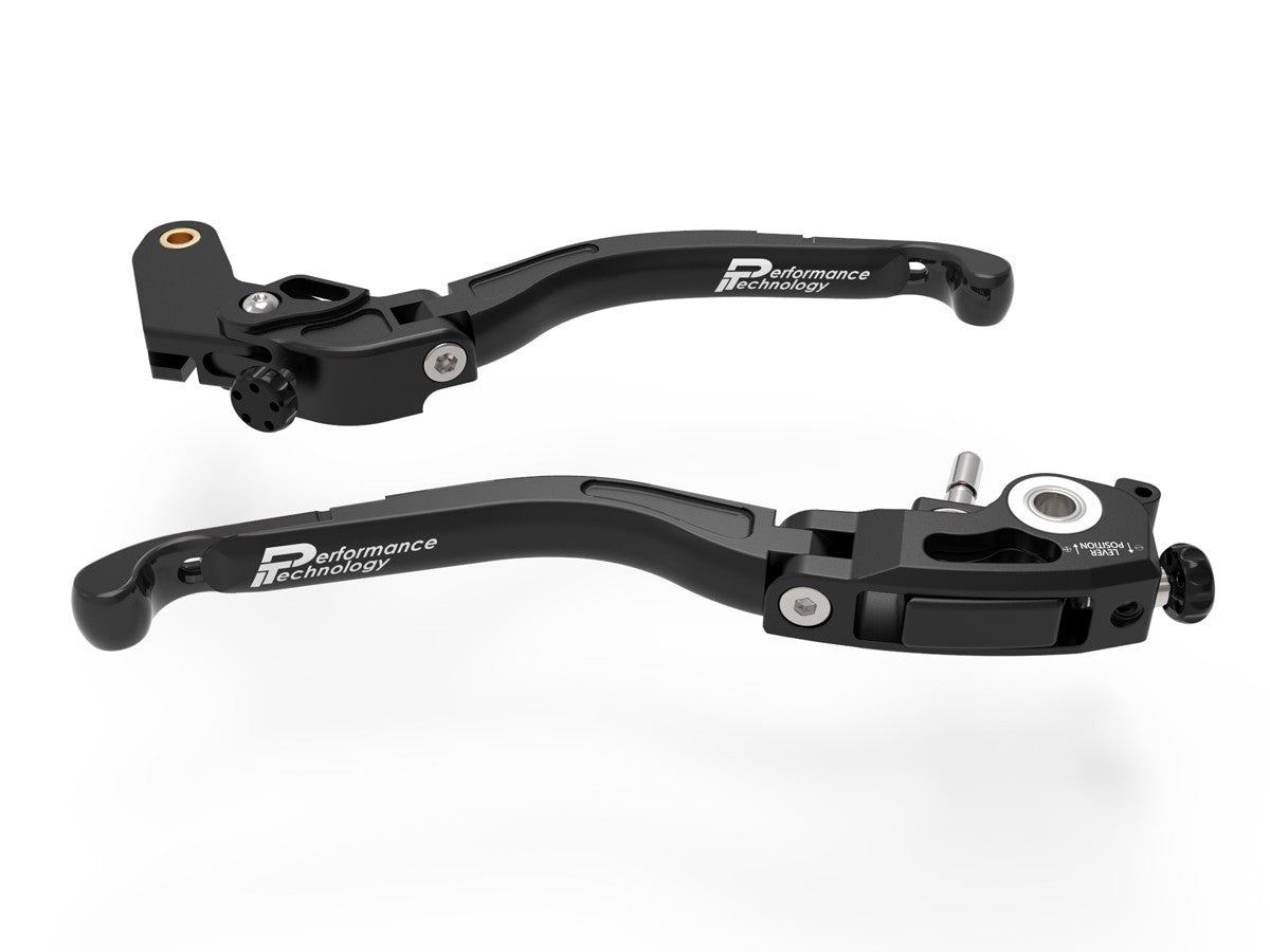 Ducabike DBK L28 Evo Aprilia Brake + Clutch Levers - BLACK-BLACK
