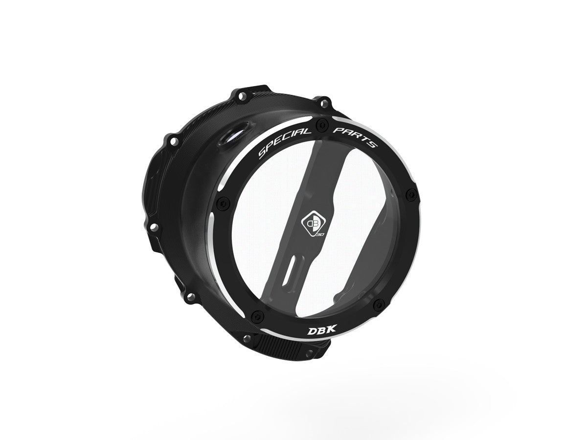 Ducabike DBK Ccdv19 Triumph 765 Clear Clutch Cover Oil Bath 3D-EVO - BLACK-BLACK