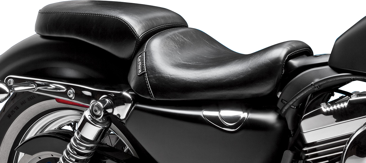 Le Pera Bare Bones Pillion Pad - Smooth - Black - XL '04-'22