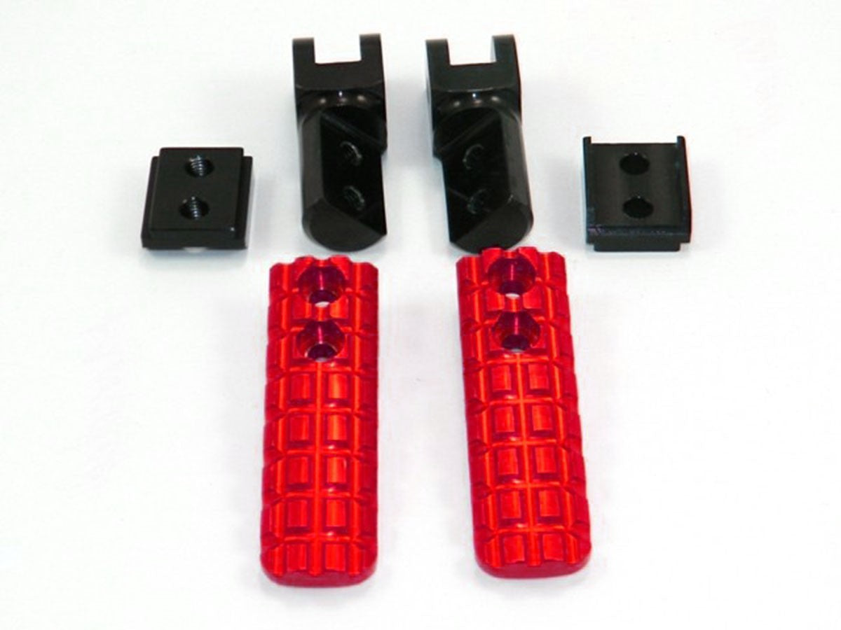 Ducabike DBK PPDV02 Adjustable Rearsets - RED