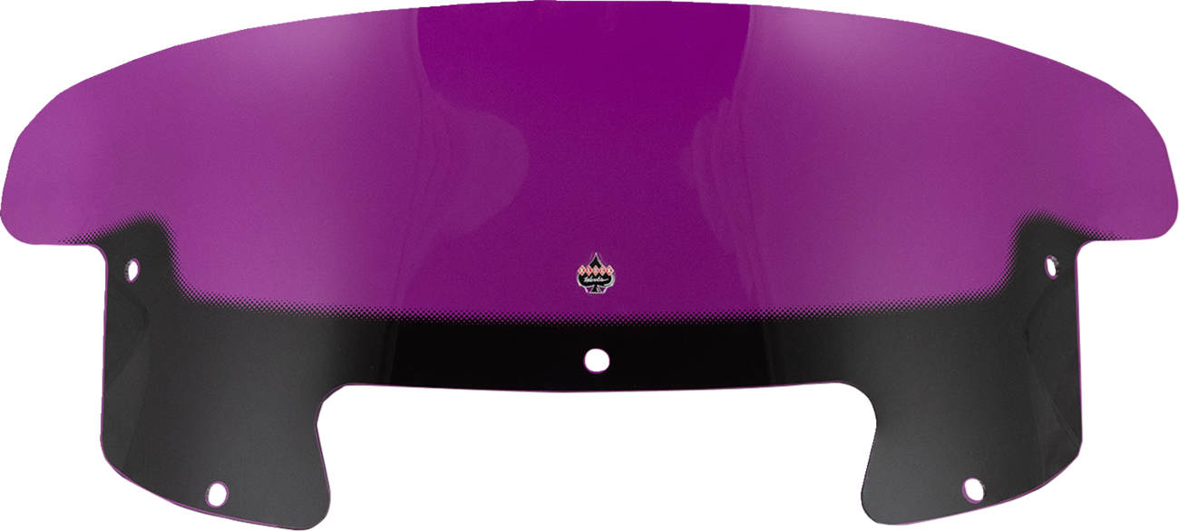 Klock Werks Kolor Flare™ Windshield - 8" - Purple - Indian