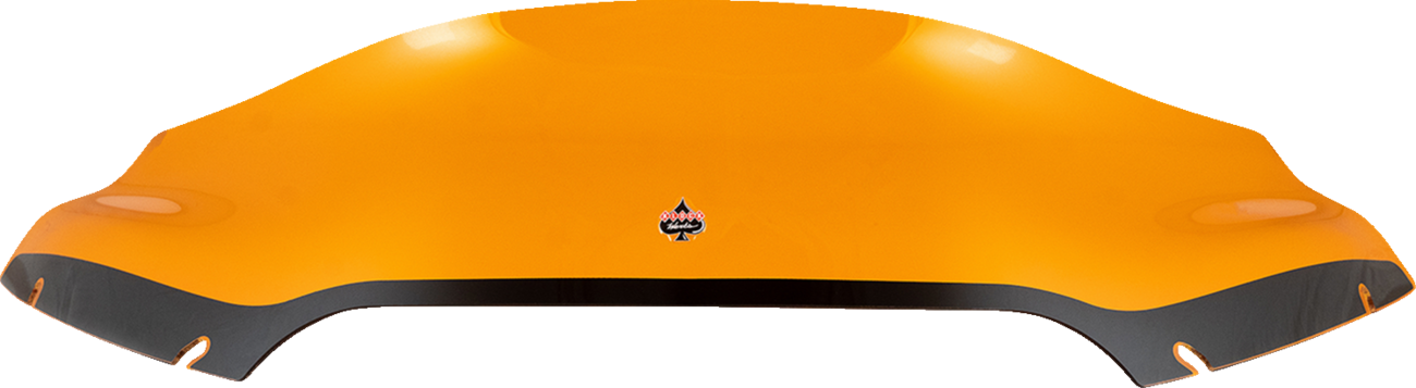 Klock Werks Kolor Flare® Windshield - 6" - Orange - '15-'25 FLTR