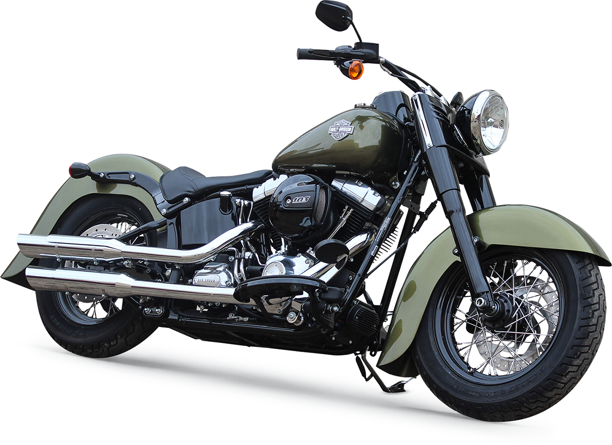 Klock Werks Benchmark Front Fender - Black - 16"-19" - HD Softail