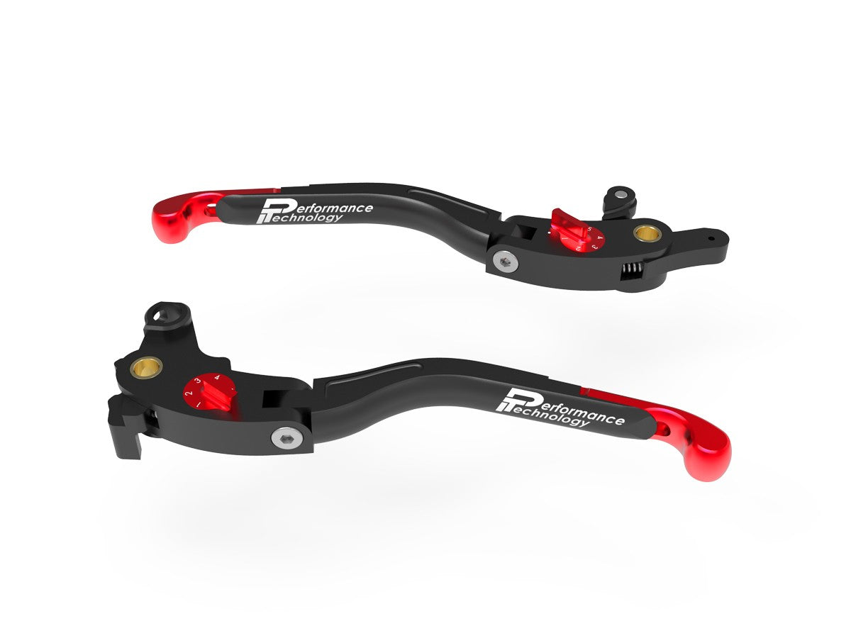 Ducabike DBK LEA20 BMW Brake / Clutch Adjustable Levers Eco GP 2 - BLACK-RED