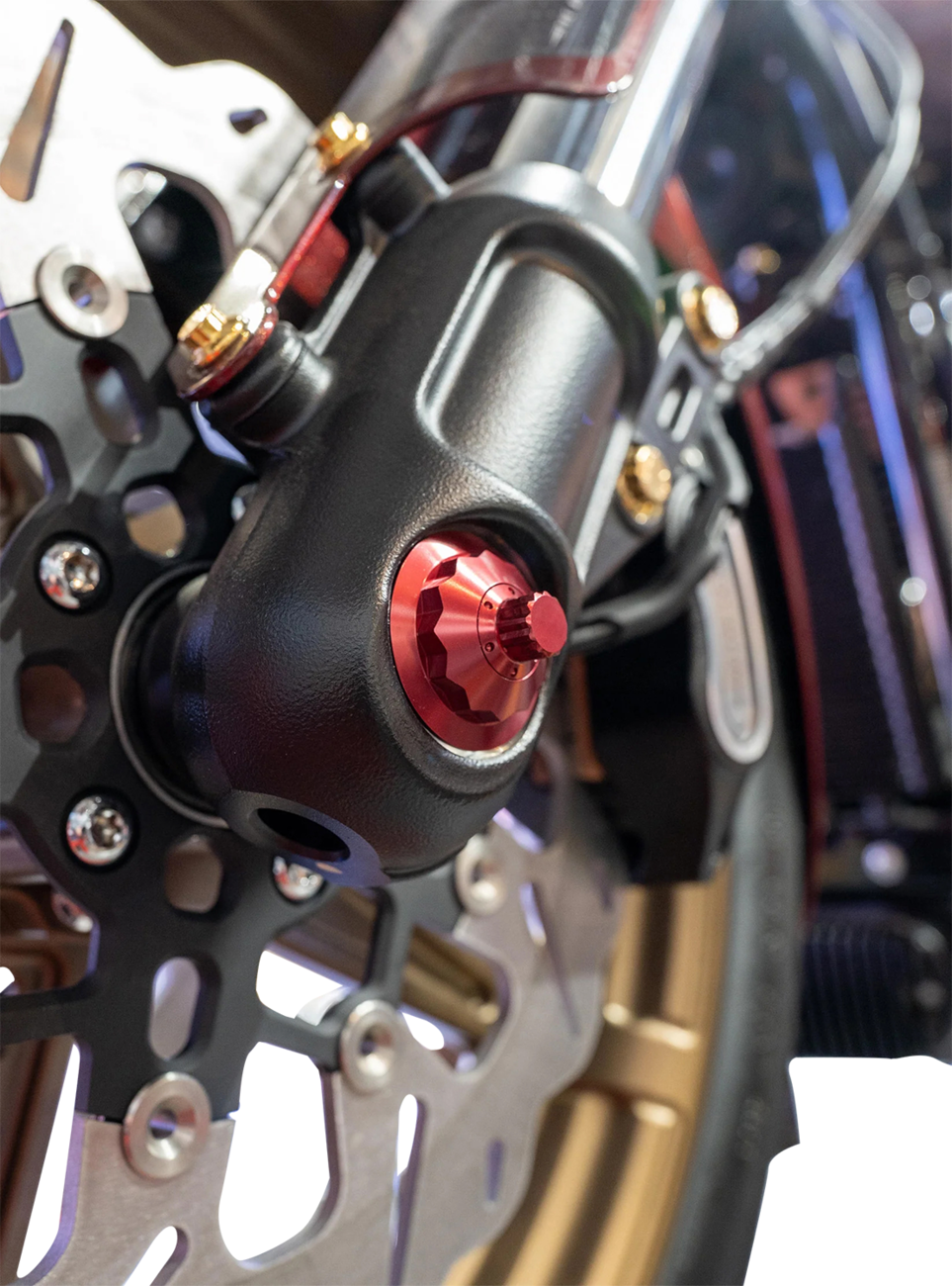 Paul Yaffe Bagger Nation Standard 12 Point Front Axle Cover Kit For Y-Axle Rod