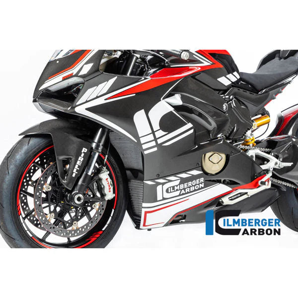Ilmberger Carbon Fiber Left Side Fairing For Ducati Panigale V4 V4S Speciale