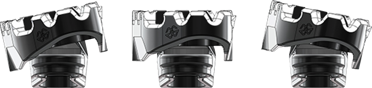 Gilles Tooling Tech-X Enduro Foot Pegs - Driver - Black