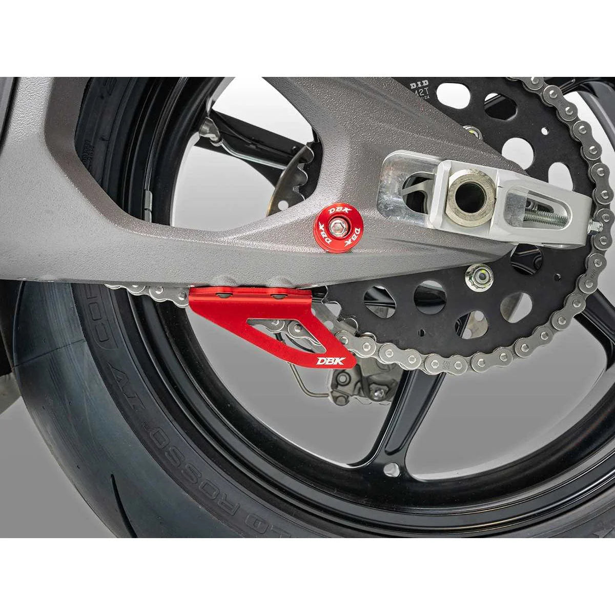 Ducabike DBK CNC Shark Fin Chain Guard For Ducati Panigale V4 V4S Tricolore