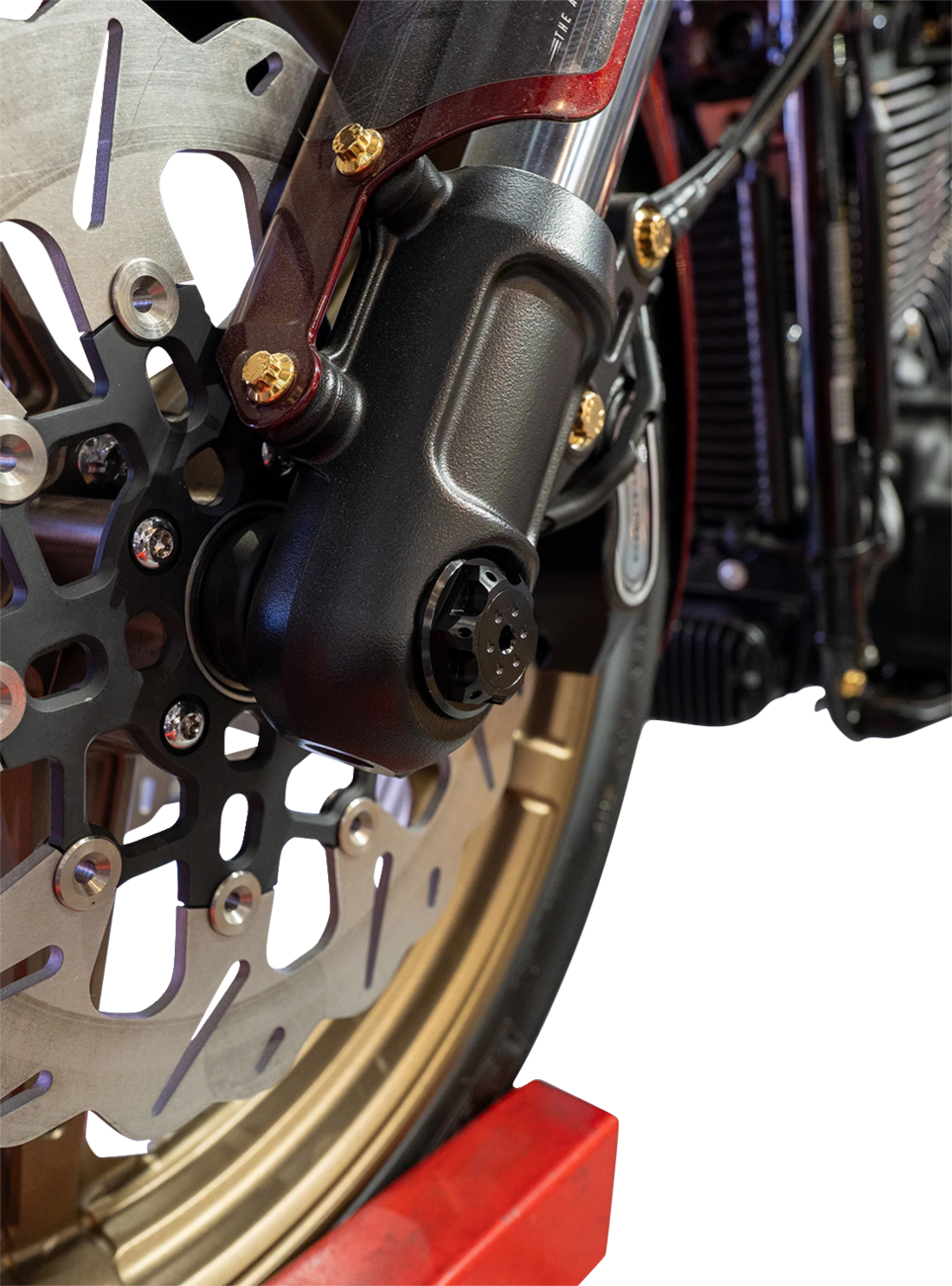 Paul Yaffe Bagger Nation Standard Turret Front Axle Cover Kit For Y-Axle Rod