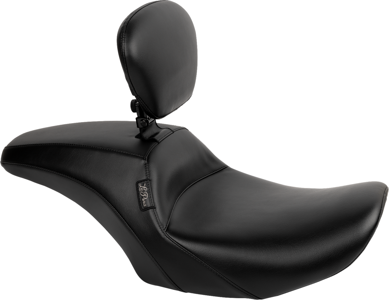 Le Pera Outcast Seat - With Backrest - Plain - FLH/FLT '23-'25
