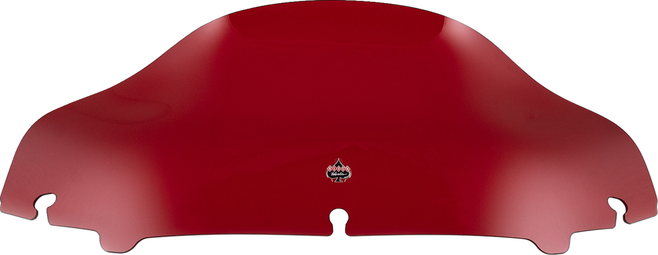 Klock Werks Kolor Flare® Windshield - 6-1/2" - Red - '14-'25 FLH/FLHT/FLHX