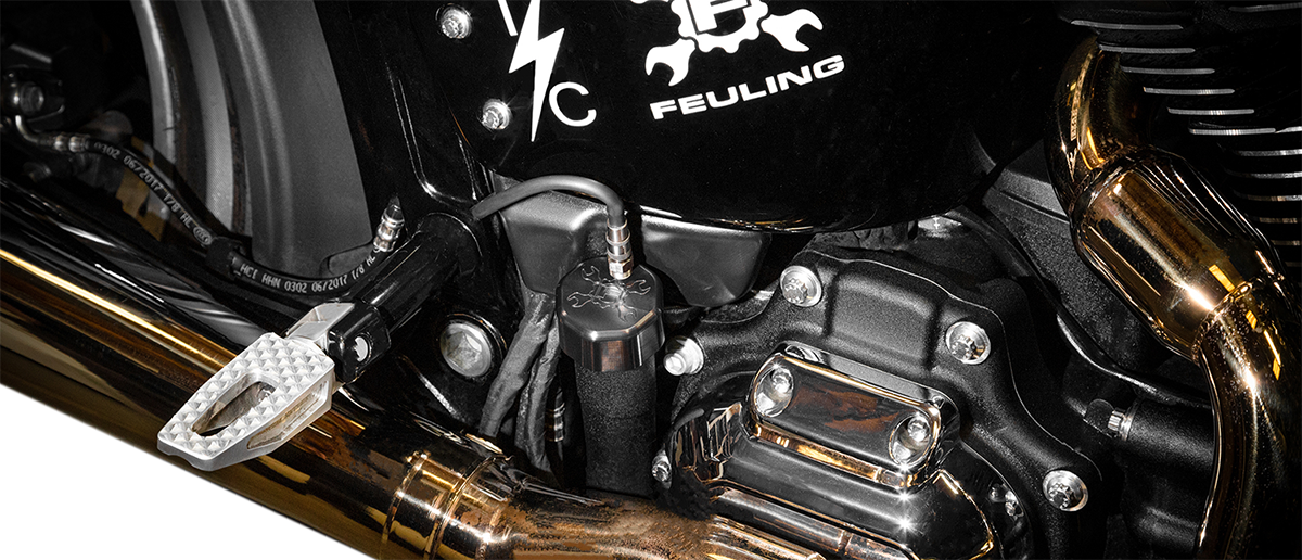 Feuling Parts Vented Dipstick - Black - M8 Softail