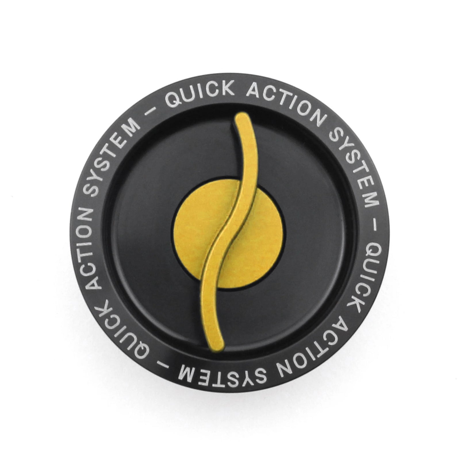 TWM Replacement Fuel Filler Center Cap for Quick Action Gas Cap in Gold - CAP.01.O