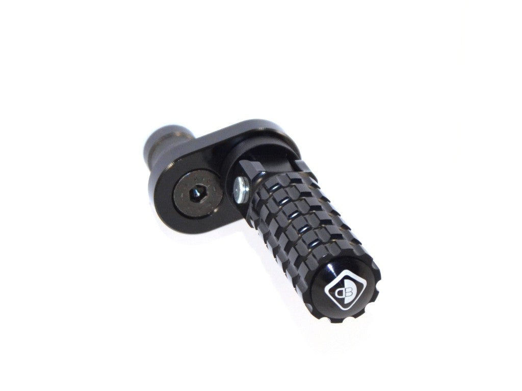 Ducabike DBK PPSCRA01 Adjustable Foot Pegs Scrambler - BLACK