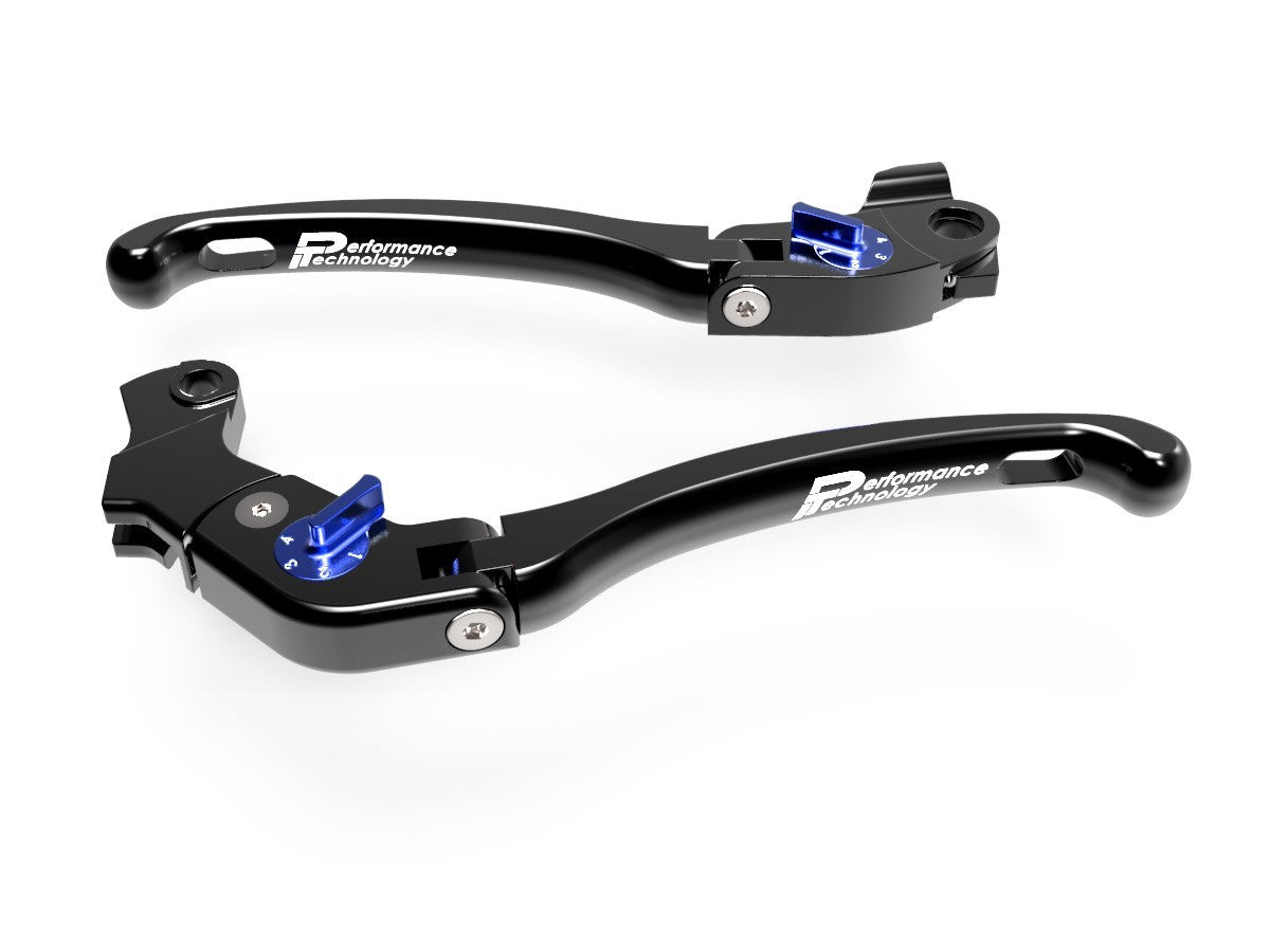 Ducabike DBK LE04 Brake / Clutch Adjustable Levers Eco GP 1 - BLACK-BLUE
